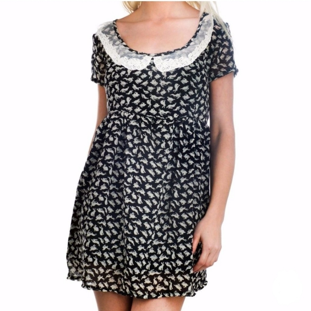 Banjo & Cake Bunny Dress with Peter Pan Collar